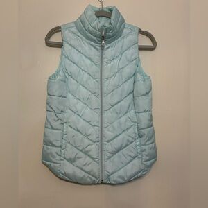 SO Mint Green Quilted Puffer Vest Women’s Small